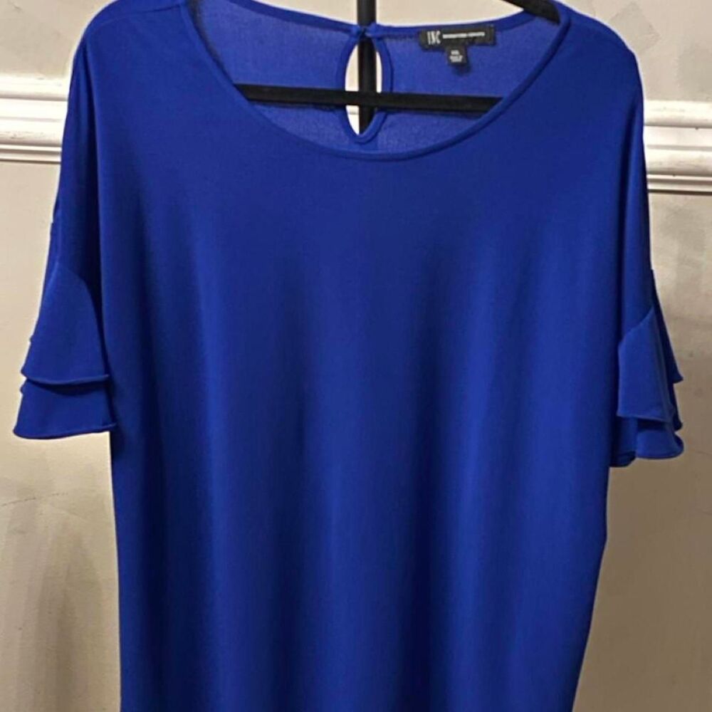 Inc-international-concepts Women's Blue Blouse